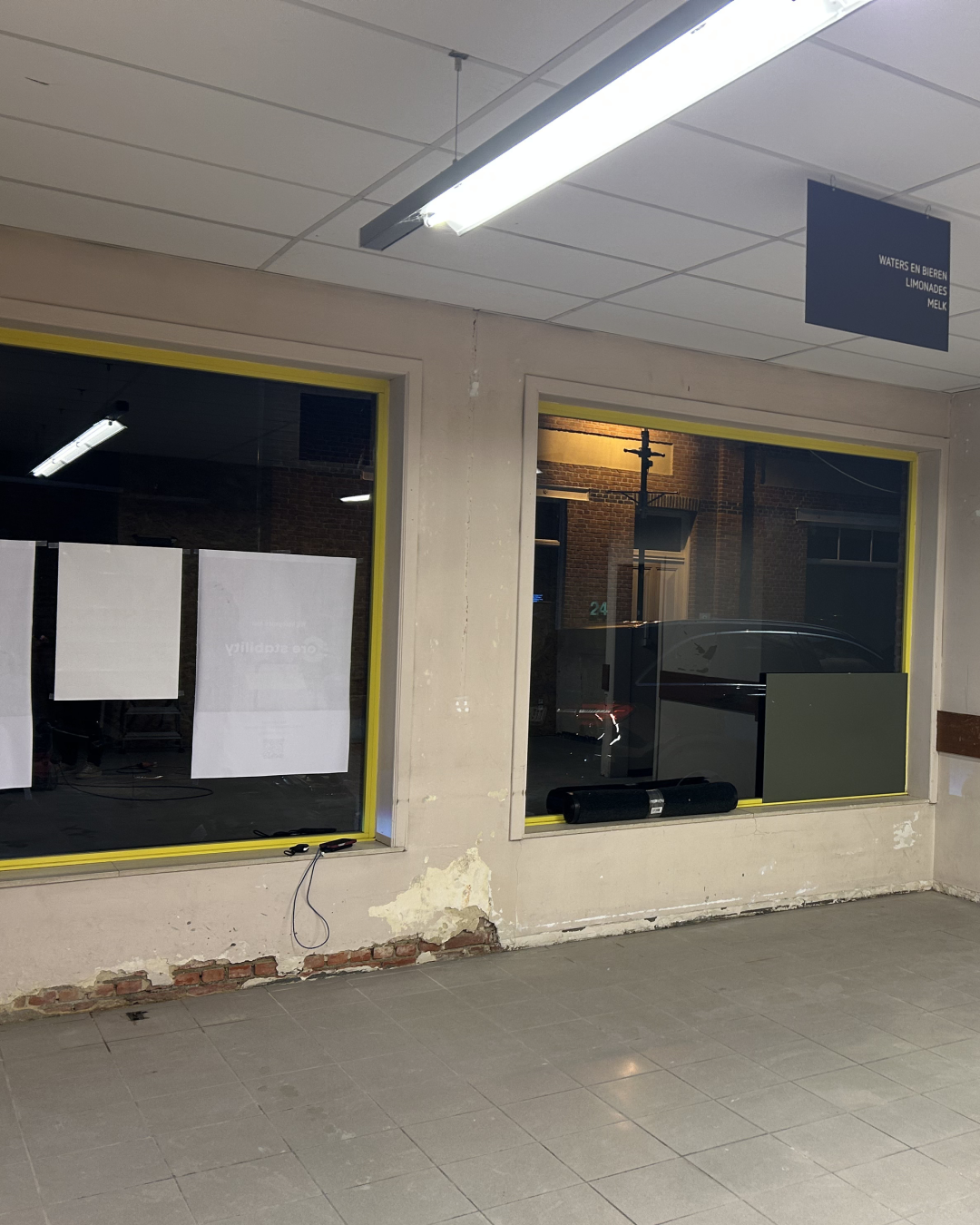 Start van de verbouwing